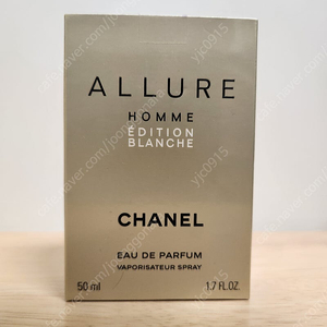 [CHANEL]샤넬 알뤼르 옴므 에디씨옹 블랑슈 오 드 빠르펭(50ml)127450 새상품 팝니다.