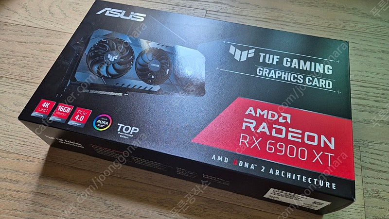 ASUS TUF RX6900XT T16G 선별칩 그래픽카드