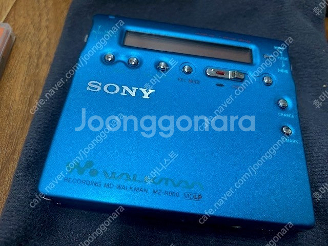 귀한 소장용 소니MD플레이어(MZ-R900) 블루칼라 ...--2