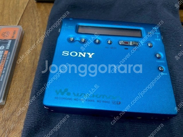귀한 소장용 소니MD플레이어(MZ-R900) 블루칼라 ...--3