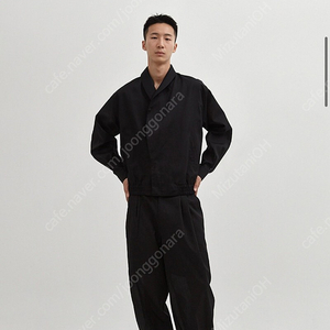 Goi / LIER PANTS ARTIFICIAL SILK LINEN BLACK / F