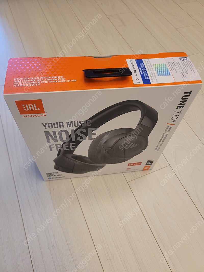 미개봉 JBL TUNE 770NC 액티브노이즈 캔슬링 블루투스 헤드셋