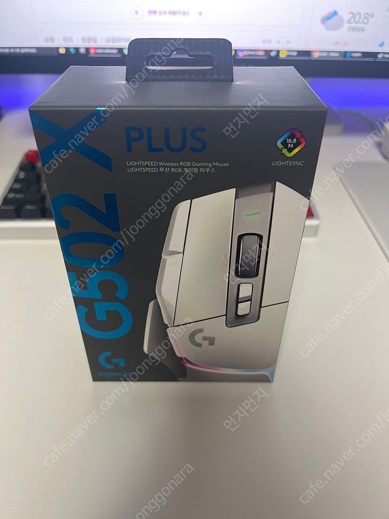 G502X PLUS WHITE 국내정발 S급.