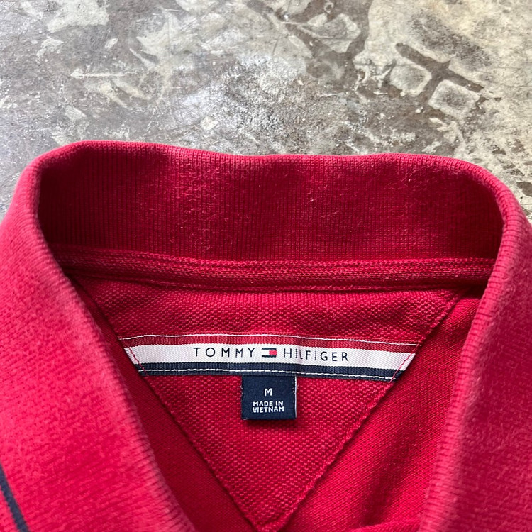 M) 타미힐피거 스트라이프 반팔 카라티셔츠 반팔티 폴로 빈폴 헤지스 이미지