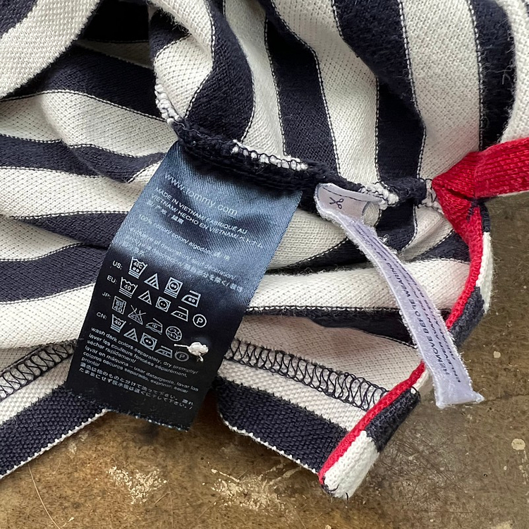 M) 타미힐피거 스트라이프 반팔 카라티셔츠 반팔티 폴로 빈폴 헤지스 이미지