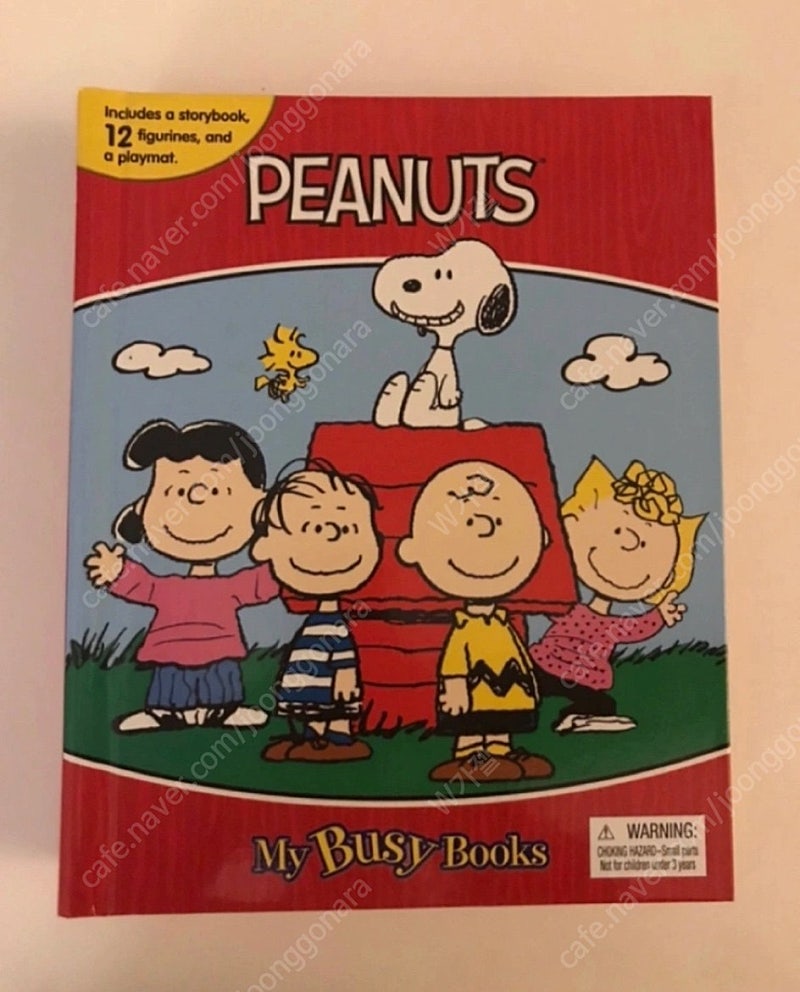 스누피 피너츠 비지북 PEANUTS my busy book 12 피규어 포함