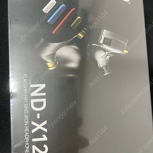 ND-X12 블랙 이어폰(노마이크) 팝니다.(새상품)