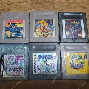 GB GBA 게임보이 어드밴스 메가맨, 동키콩, 포켓몬스터 크리스탈, 은, 피카츄, 스파이로, 커비 나이트메어, 유유백서