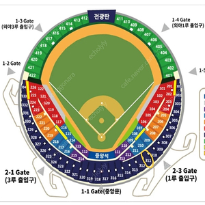 (6월28일) 두산 vs SSG_1루 네이비 311블럭 3열 통로 2연석