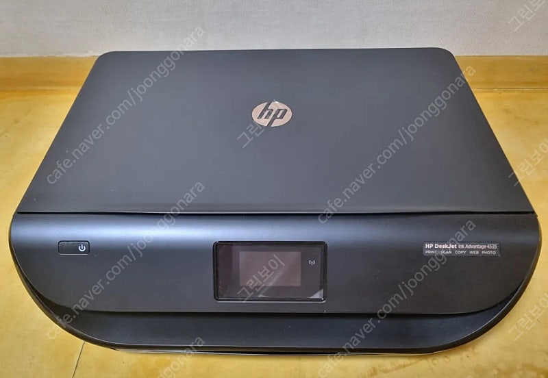 HP 복합기 프린터 Deskjet 4535 검정 새잉크 1개포함 팝니다.