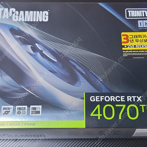 RTX 4070 Ti Trinity 조탁 트리니티