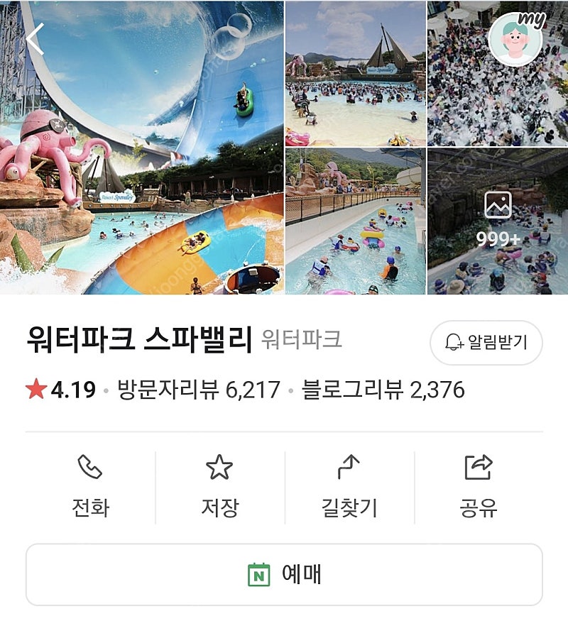 스파밸리 3인권 팝니다(6월15일~7월26일)