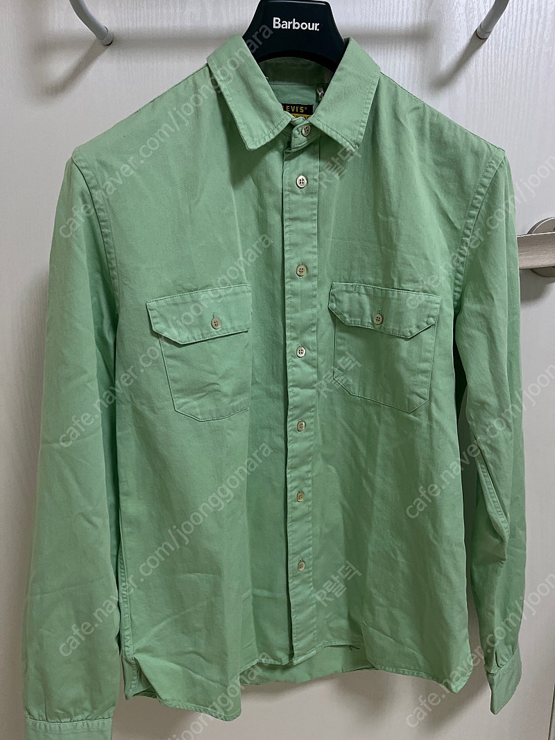 리바이스빈티지클로딩 lvc tab twill shirt green M사이즈 새제품