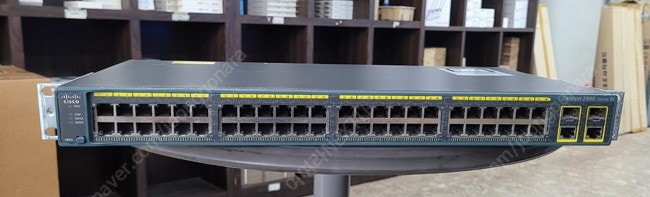 [중고제품] Cisco WS-C2960-48TC-S 48포트 시스코 스위칭 허브