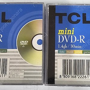 TLC MINI DVD-R 1.4GB 30min 15장