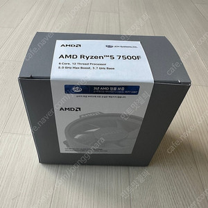 AMD 라이젠5 7500F 라파엘 멀티팩 정품(미개봉) 팝니다.