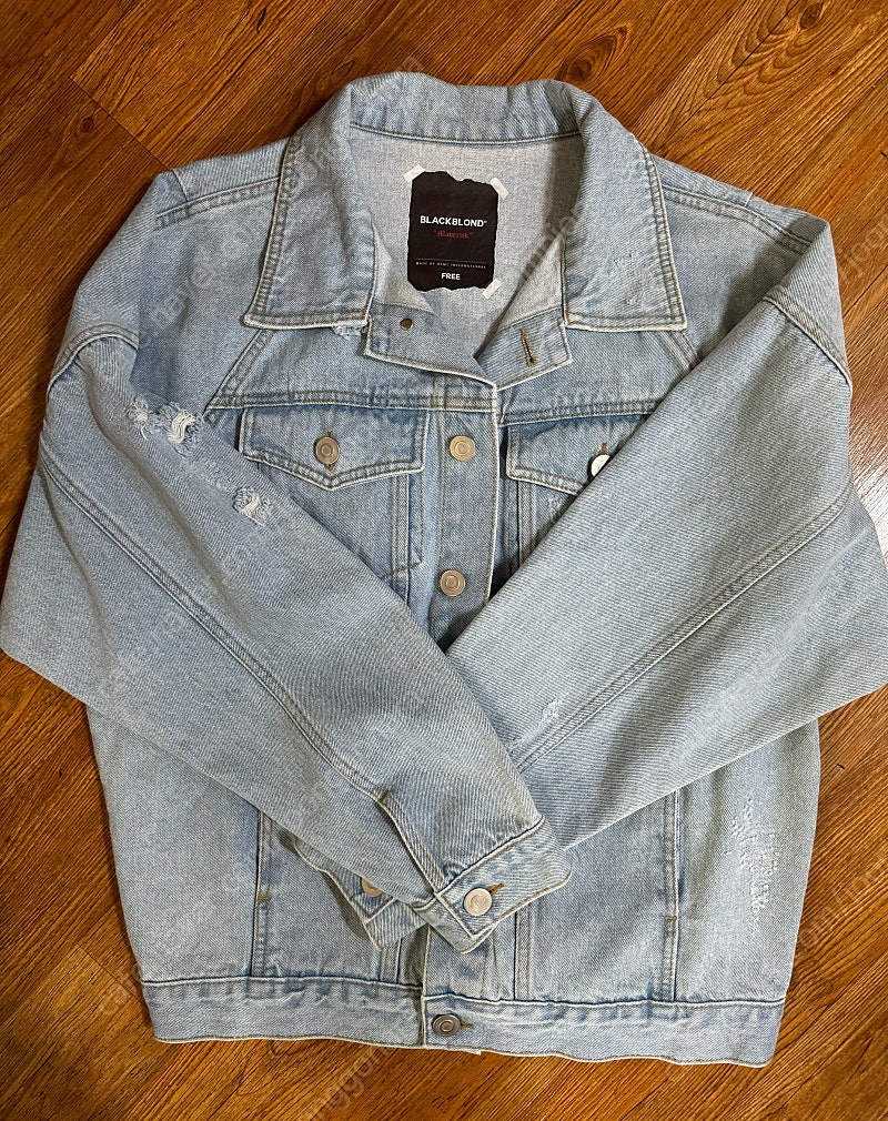 블랙블론드 청자켓 프리사이즈 팝니다 (BBD Maverick Denim Jacket)