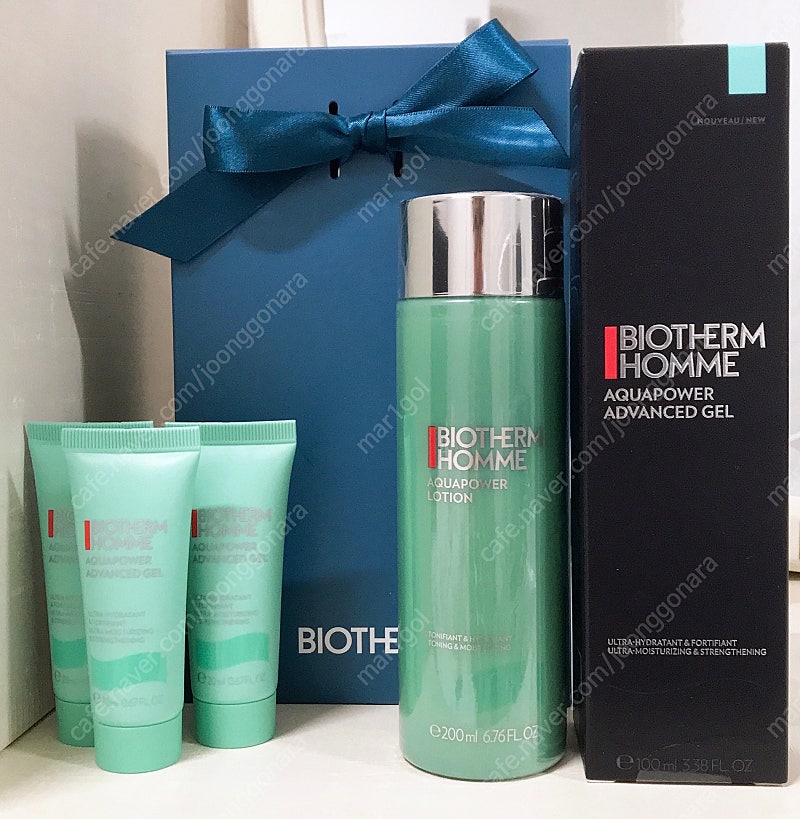 비오템 옴므 아쿠아파워 어드밴스드 젤 로션 100ml + 토너 200ml 2step 세트 2스텝