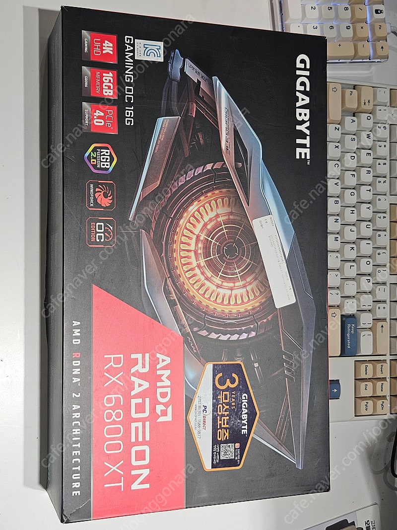 RX6800XT 라데온 그래픽카드 긱바겜오씨 Gigabyte gaming OC 16GB