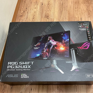 ASUS PG32UQX 4K 144Hz Mini LED 모니터 판매 합니다.