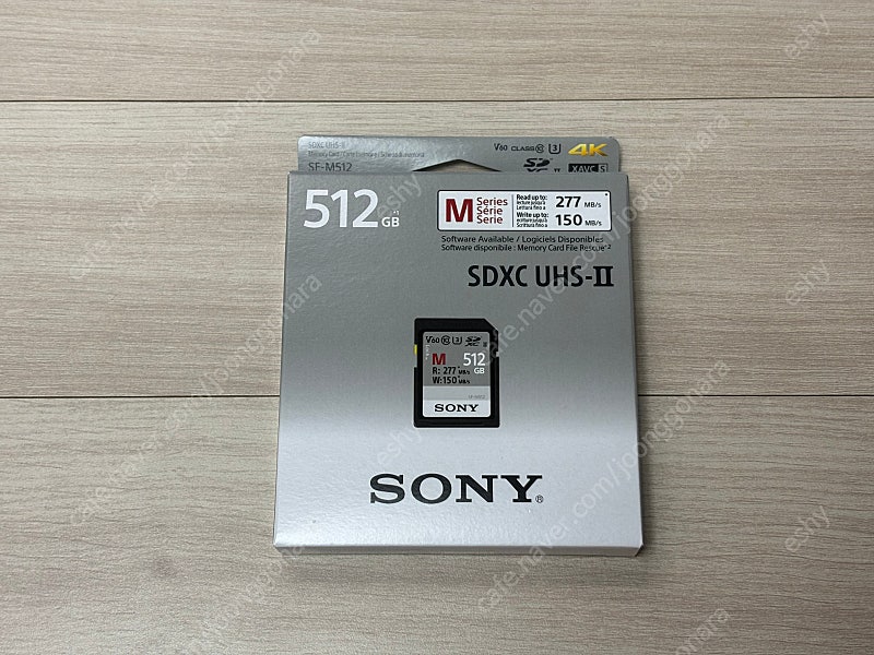 소니 sf-m512 미개봉 512gb sd 메모리카드