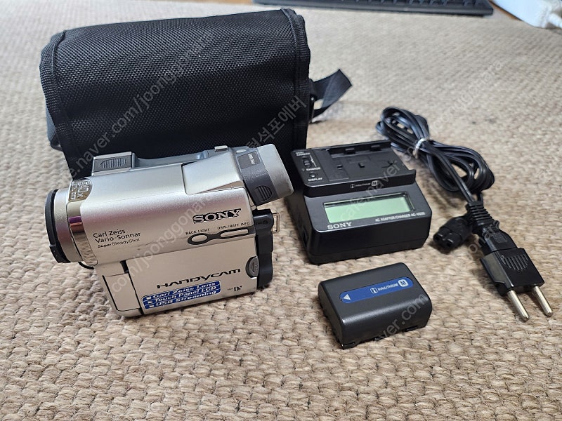 SONY 소니코리아 정품 DCR-HC15 칼짜이즈 렌즈 6mm 디지털 캠코더 카메라 판매