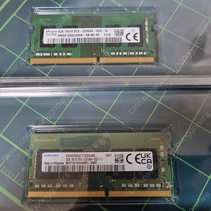 노트북용 DDR4 램 8기가 2개