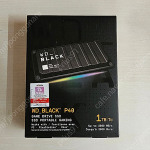 미개봉 WD Black P40 Game Drive 1TB 1테라 외장 SSD