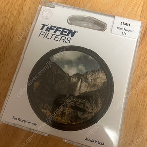 tiffen 블랙프로미스트 67mm 1/4 걍새것