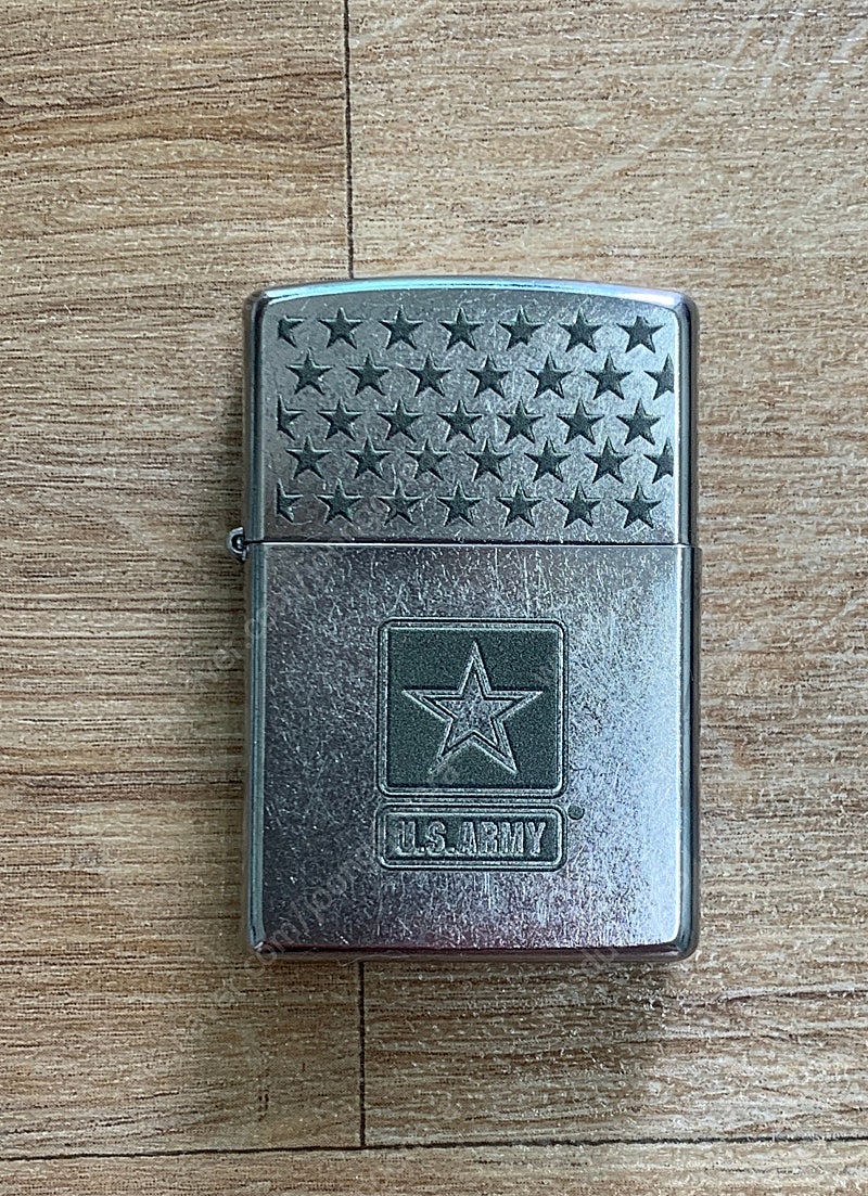 ZIPPO USA 지포 라이터 ARMY실버 팔아요