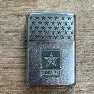 ZIPPO USA 지포 라이터 ARMY실버 팔아요