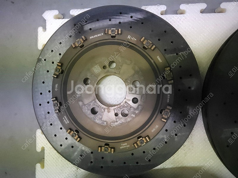 (새제품급) 아우디 RS7 R8 S8 카본세라믹 브레이크 풀세트 상태 S급 하이드로백 마스터실린더 포함 팝니다--4