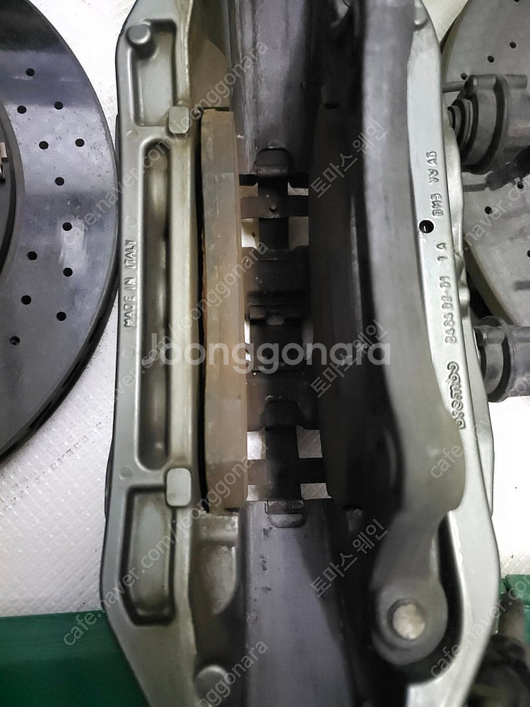 (새제품급) 아우디 RS7 R8 S8 카본세라믹 브레이크 풀세트 상태 S급 하이드로백 마스터실린더 포함 팝니다--9