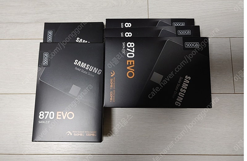 24년형 미개봉 새제품 정품 삼성SSD 870EVO 500G(무상AS 5년,870 EVO)서울