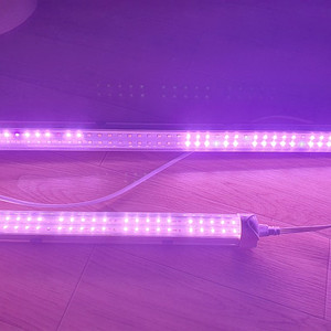 중국용 플러그 다육이 LED 식물등 램프 50+30cm, 램프 일부 안켜짐