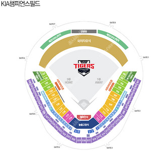 [기아 응원단석] 챔스필드 28,29,30일 기아 에코다이나믹스, 스카이피크닉, 3루 K8 1~4연석 판매합니다.