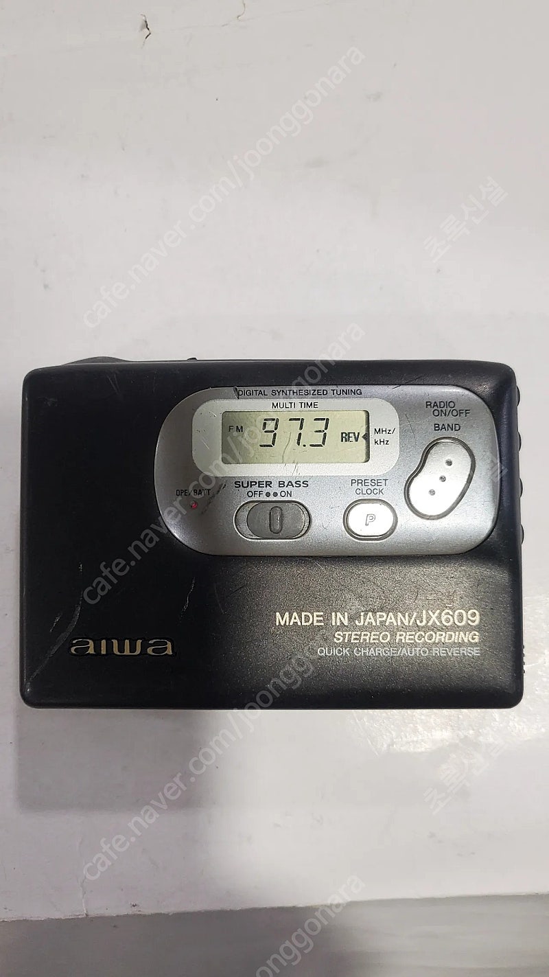 아이와워크맨 HS-JX609 =수리및부품용 라디오작동 판매