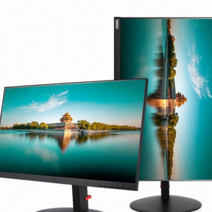 레노버 24인치 FHD IPS 피벗 프리미엄 모니터 ThinkVision