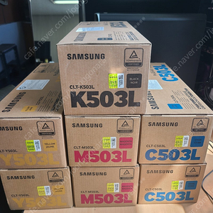 K503L, Y503L, C503L, M503L, M508L 미개봉 삼성정품토너 팔아요