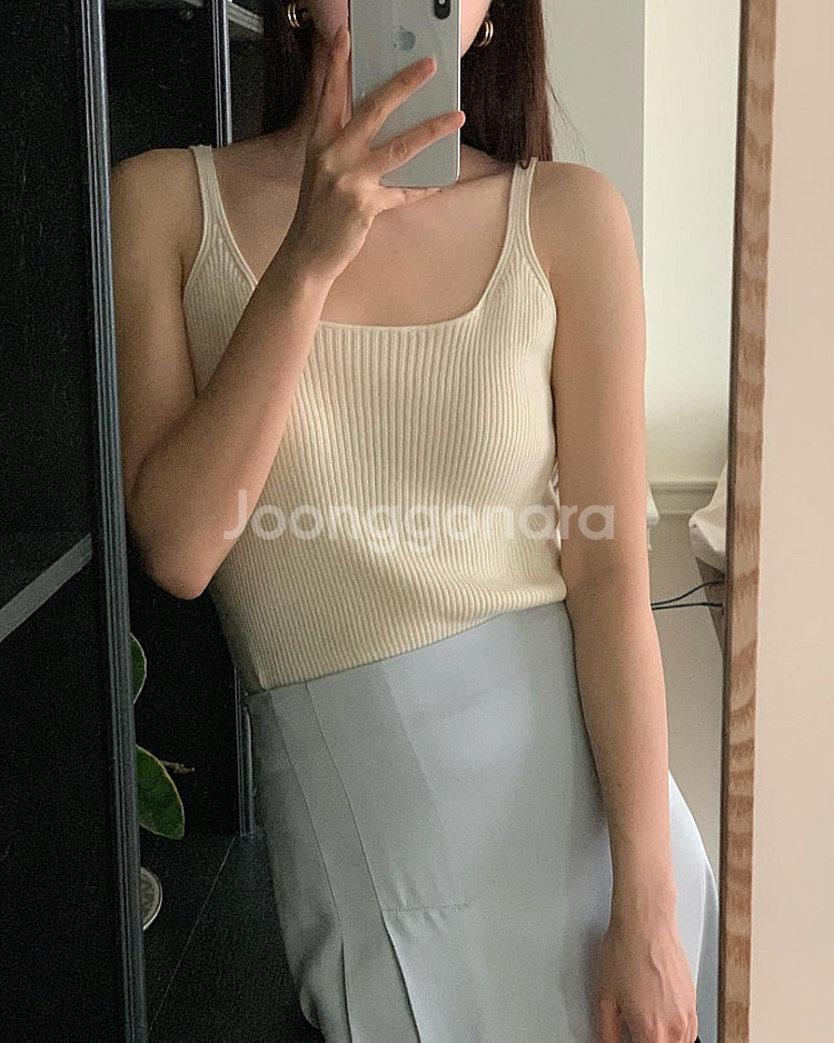 브런치 br 아이링마켓 어반 나시 슬리브리스 민소매 아...--0