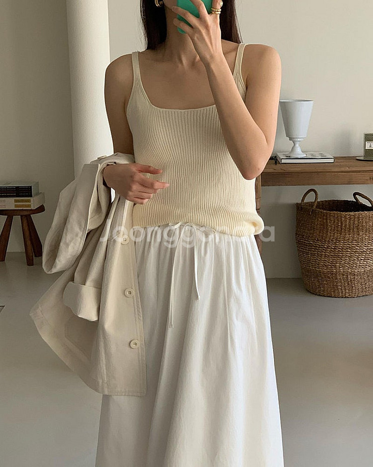 브런치 br 아이링마켓 어반 나시 슬리브리스 민소매 아...--2