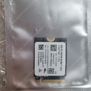 WD 웨스턴 디지털 NVME SSD 2230 SN740 1TB 확인만한 새제품 택포 7만원