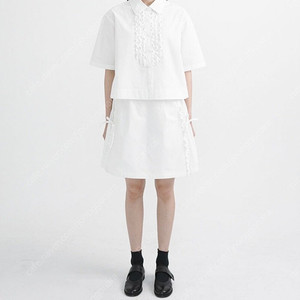 eunoia, 유노이아, Poplin Frill Shirt, 유노이아 Poplin Frill Shirt, eunoia Poplin Frill Shirt