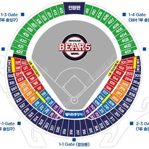 6월29일(토) 두산베어스vsSSG랜더스 중앙네이비 통로 2연석 판매