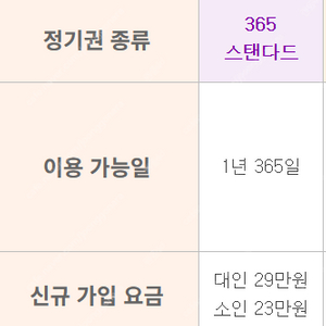 에버랜드 연간회원권 대인소인 공통 365 2매 팝니다.