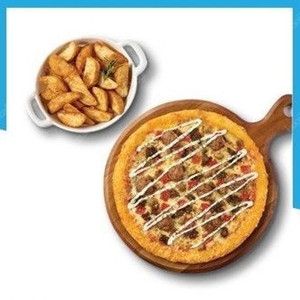 굽네치킨 피자 + K웨지감자 18900->13500원//굽네 앱에서 치킨등 타제품 가능