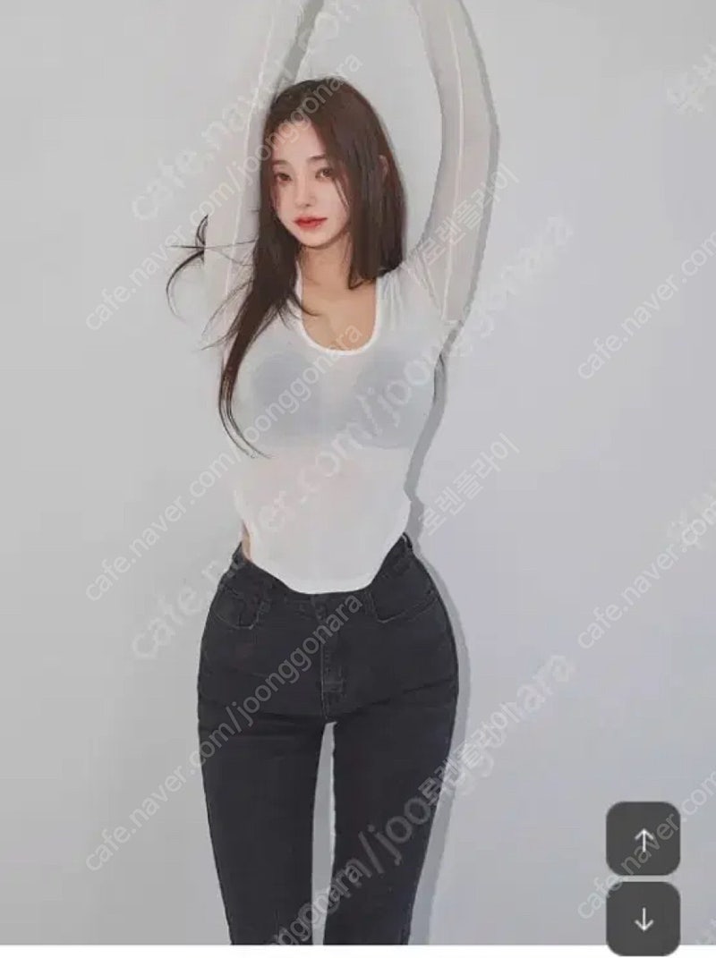 카인다미 골반 볼륨업 부츠컷 청바지_흑청_골반뽕 라지(L)29-30size