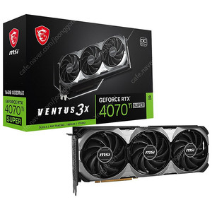 MSI 지포스 RTX 4070 Ti SUPER 벤투스 3X OC D6X 16GB 미개봉