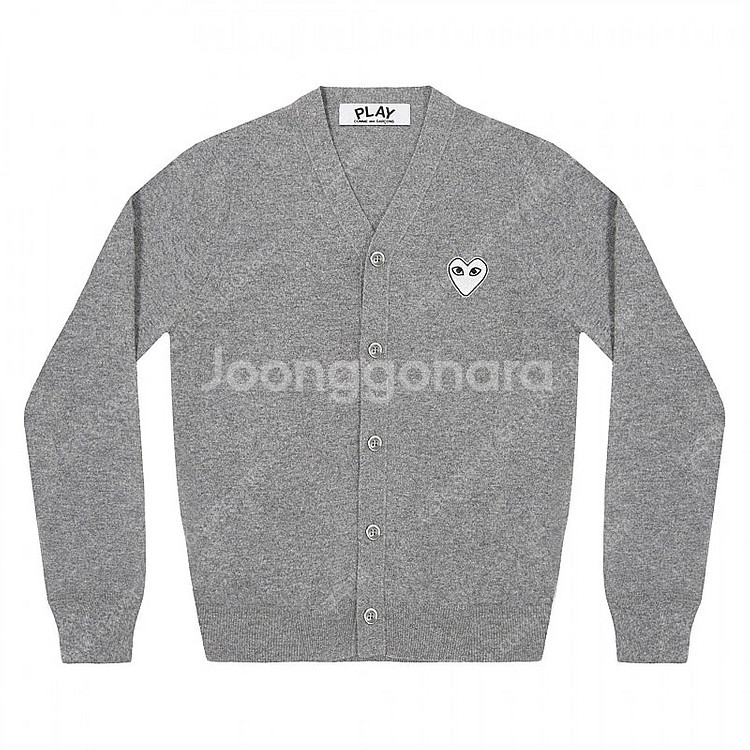 꼼데가르송 화이트와펜 가디건--0