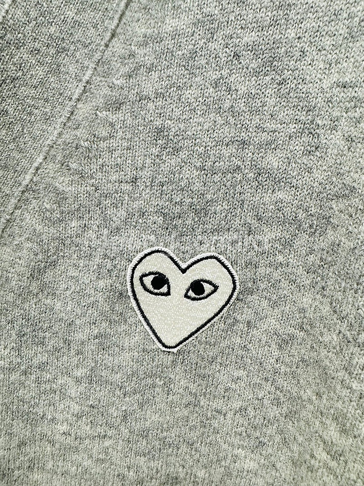 꼼데가르송 화이트와펜 가디건--3